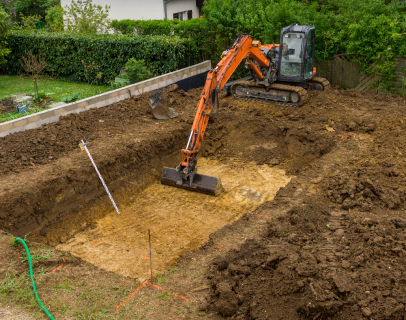 terrassement à Ambillou près de tours en Indre-et-Loire 37